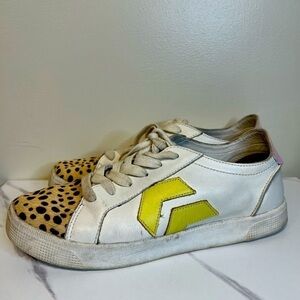 ✨5 for $25✨ Dolce Vita Zaga Leather and Calf Hair Sneaker